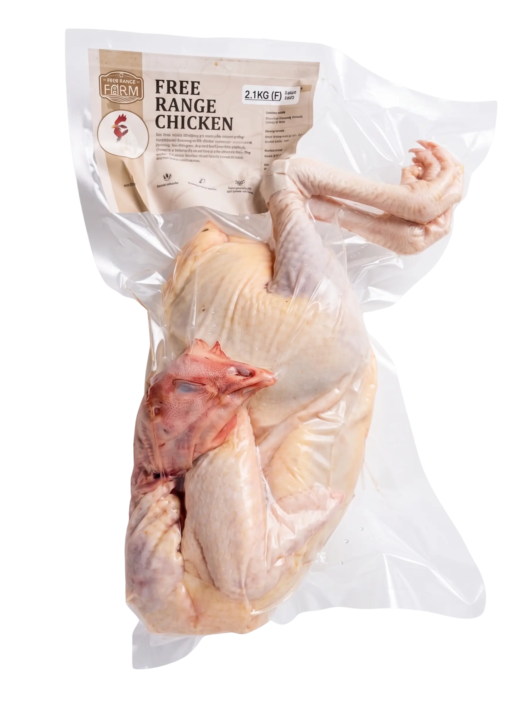 Whole free range chicken